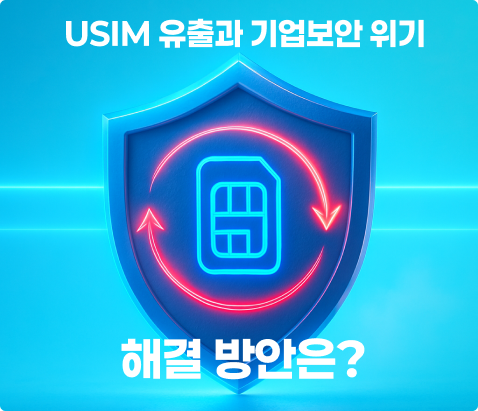USIM 정보 유출 위험성 이미지